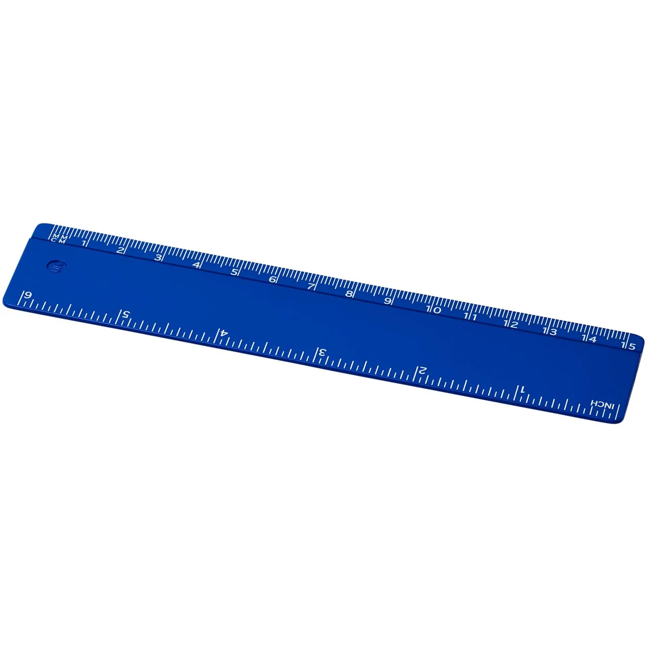 Hovedproduktbilde for Blå Renzo Plast 15 cm Linjal
