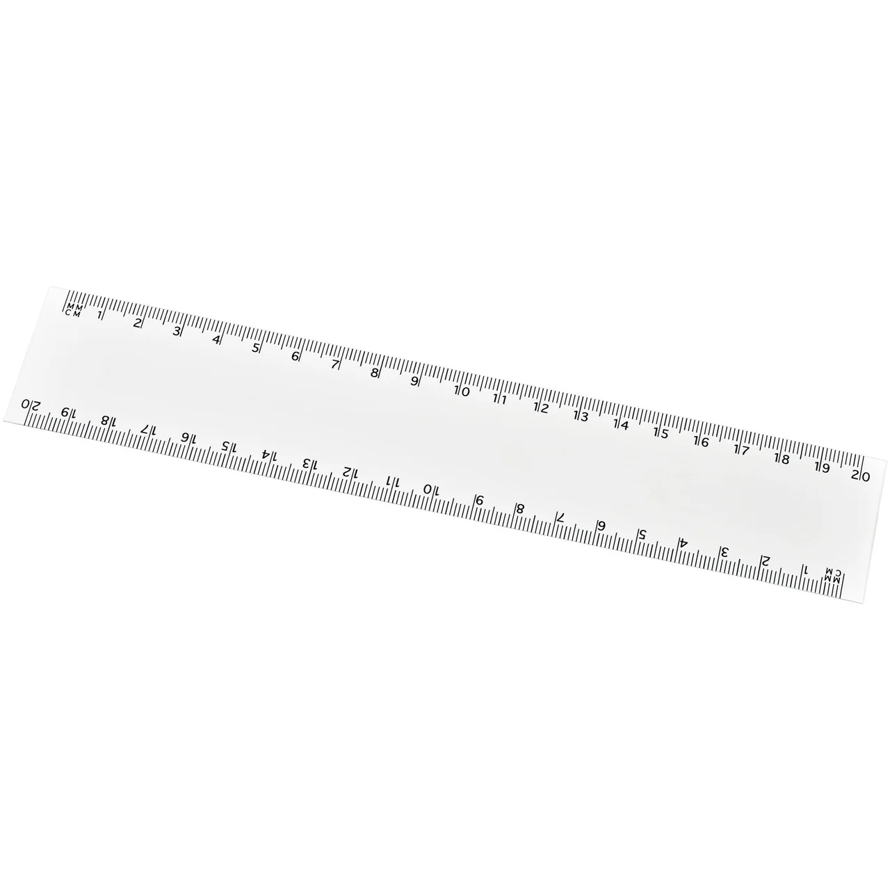 Hovedproduktbilde for Hvit Arc Fleksibel 20 cm Linjal