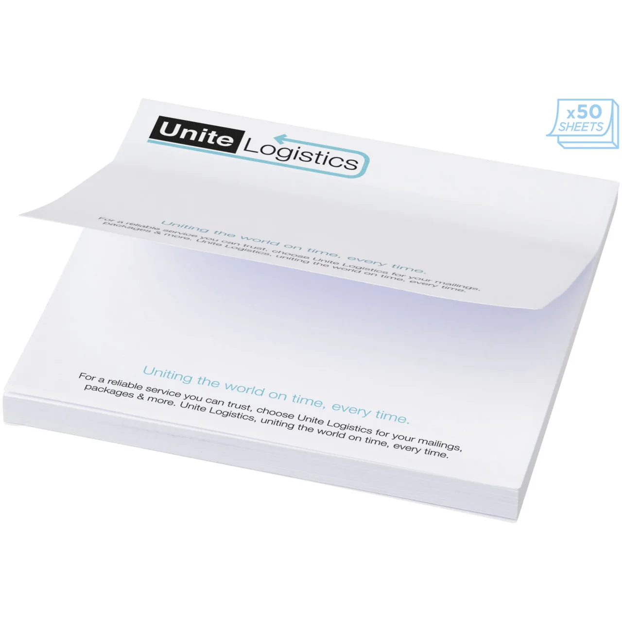 Hovedproduktbilde for Hvit Sticky-Mate® Klistrelapper 100 x 100 mm