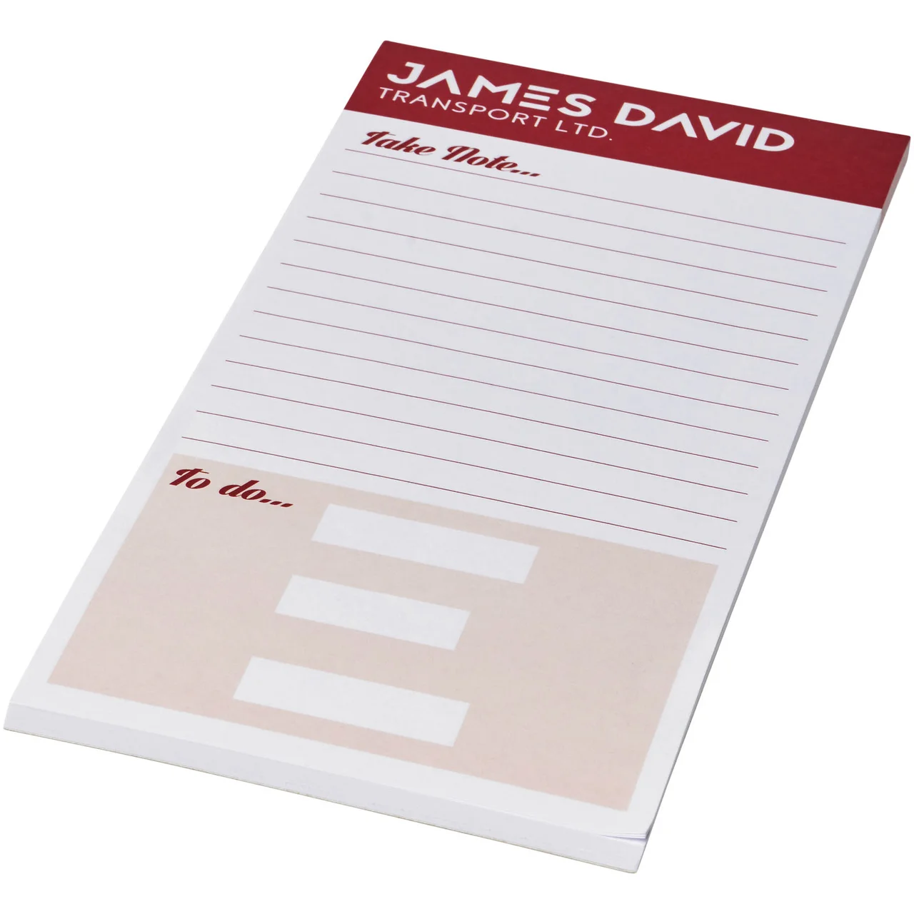 Hovedproduktbilde for Hvit Desk-Mate® 1/3 A4 Notatblokk