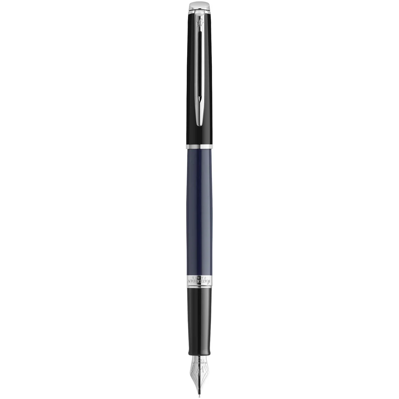 Hovedproduktbilde for Blå/Solid svart Waterman Hemisphere Blått Blekk Fargeblokkerende Fyllepenn
