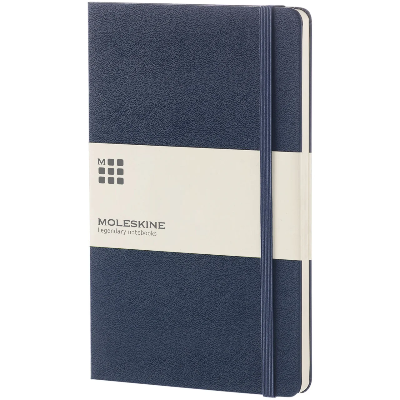 Hovedproduktbilde for Safirblå Moleskine Classic L Ulinjert Notatbok med Stivt Omslag