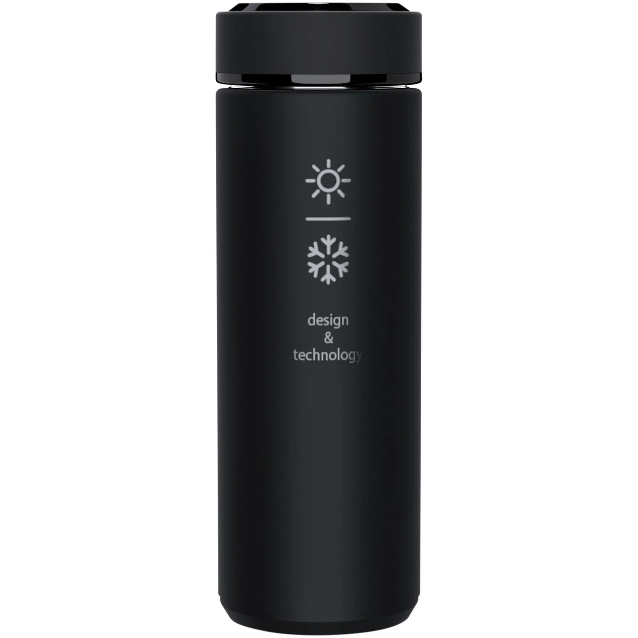 Hovedproduktbilde for Solid svart SCX.design D10 500 ml Smart Termoflaske