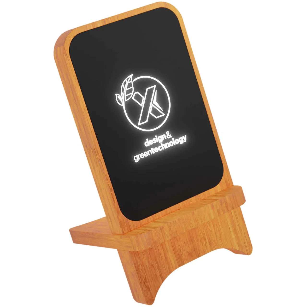 Hovedproduktbilde for Tre SCX.design Tre Opplyst Telefonstativ og Ladeplate
