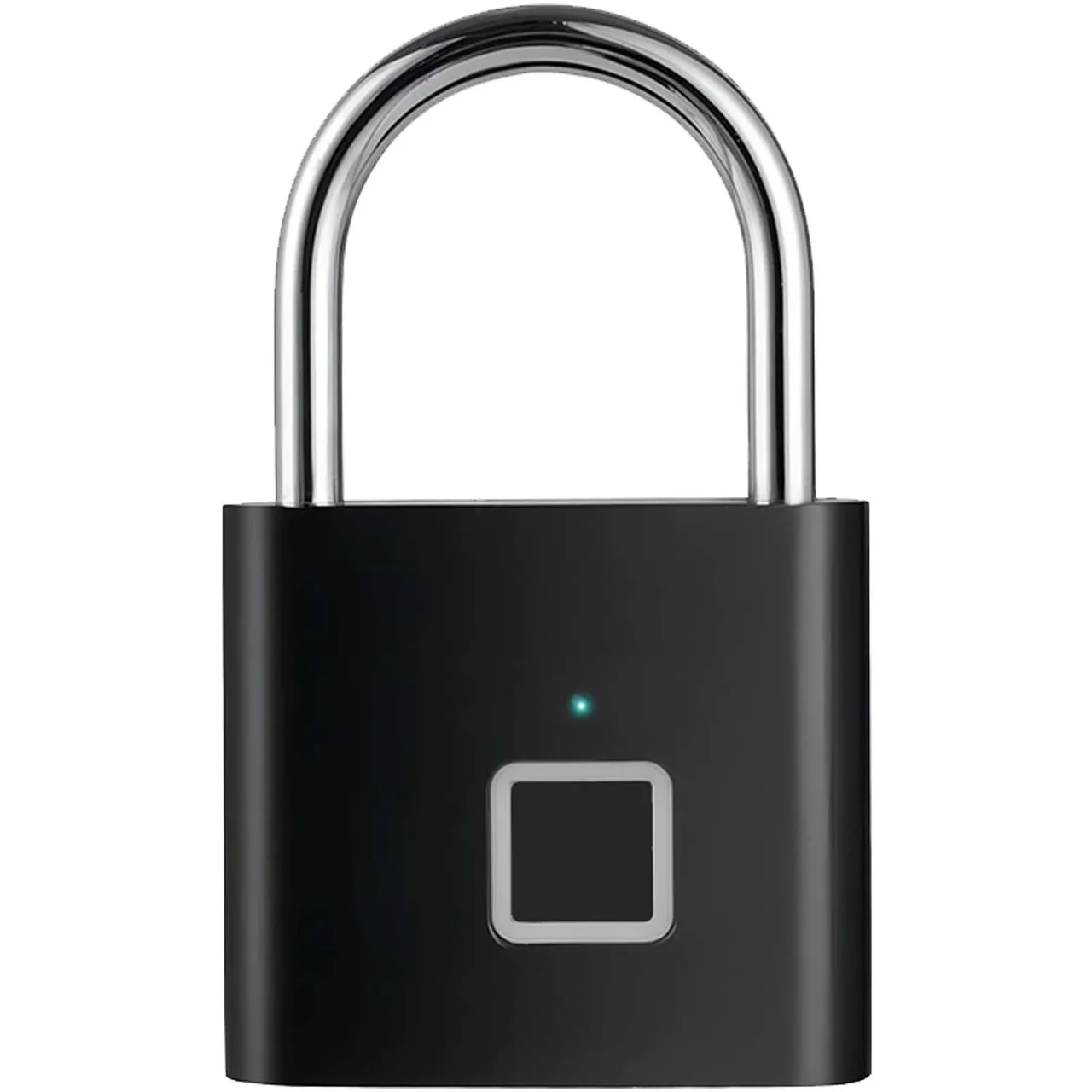 Hovedproduktbilde for Solid svart SCX.design T11 Smart Fingeravtrykk Hengelås