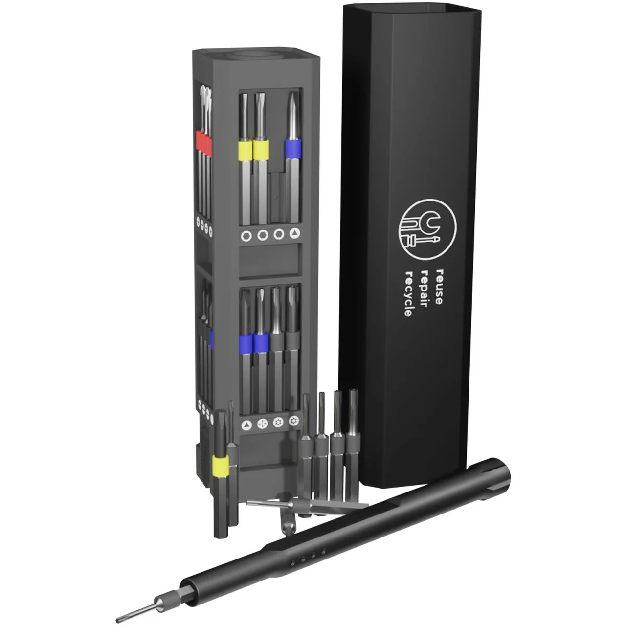 Hovedproduktbilde for Solid svart SCX.design T20 30-delers Verktøysett