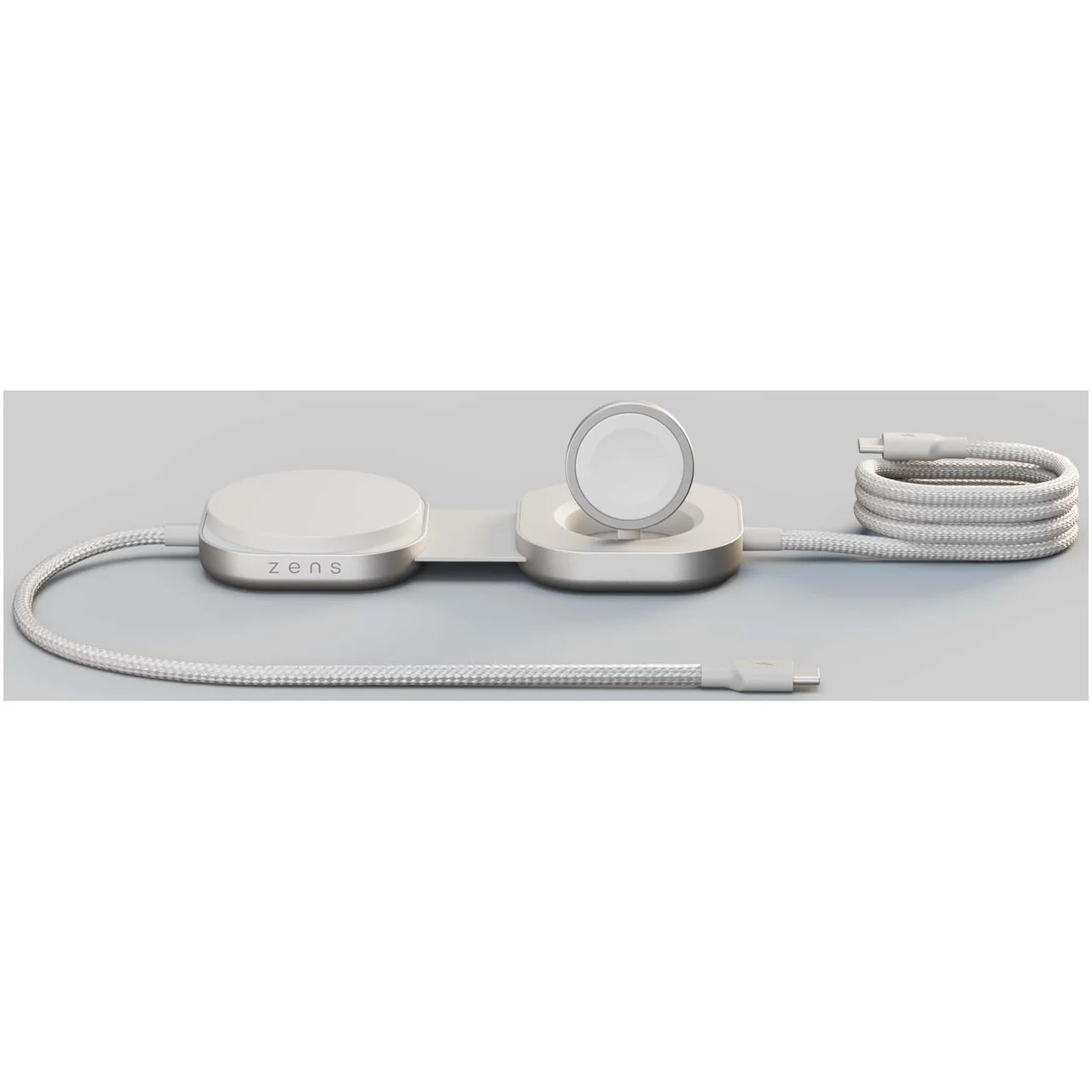 Hovedproduktbilde for Hvit Zens Pro 3 140W USB-C 3-i-1 Ladekabel