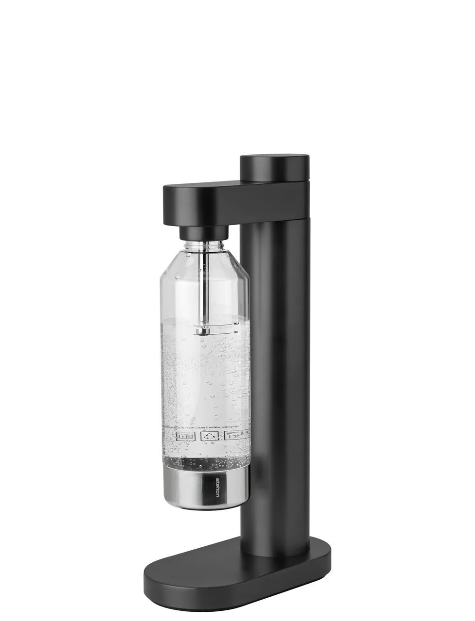 Hovedproduktbilde for Black metallic Stelton Brus Kullsyremaskin