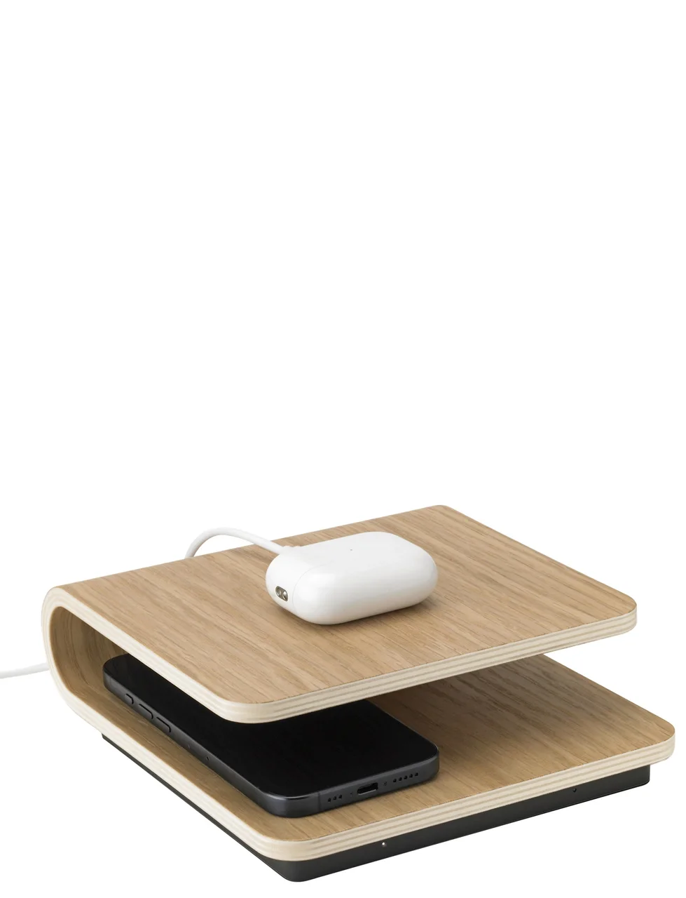 Hovedproduktbilde for Oak Stelton Ro Eik Trådløs Lader