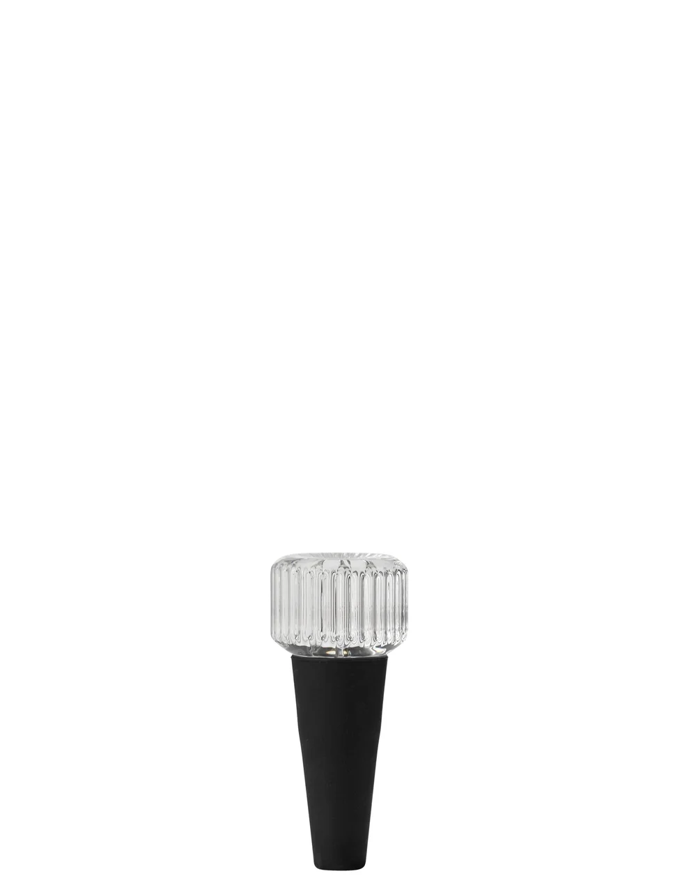 Hovedproduktbilde for Clear Stelton Pilastro Krystallglass og Silikon Vinpropp