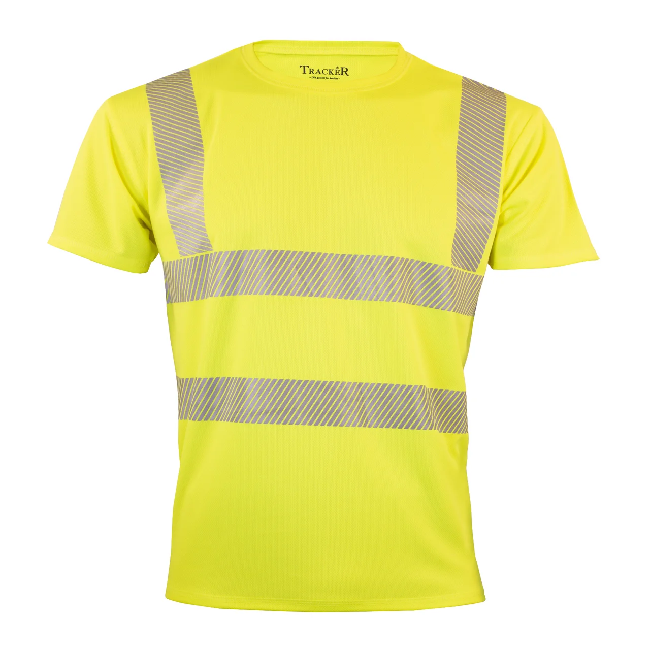 Hovedproduktbilde for Fluoriserende Gul Tracker Hi-Vis CoolDry T-skjorte