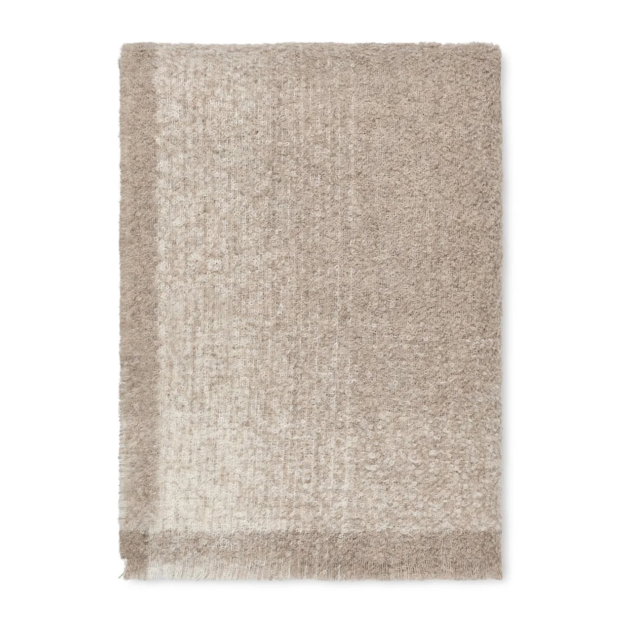 Hovedproduktbilde for Beige Elvang Vulcanic Superfine Alpakkaull Pledd