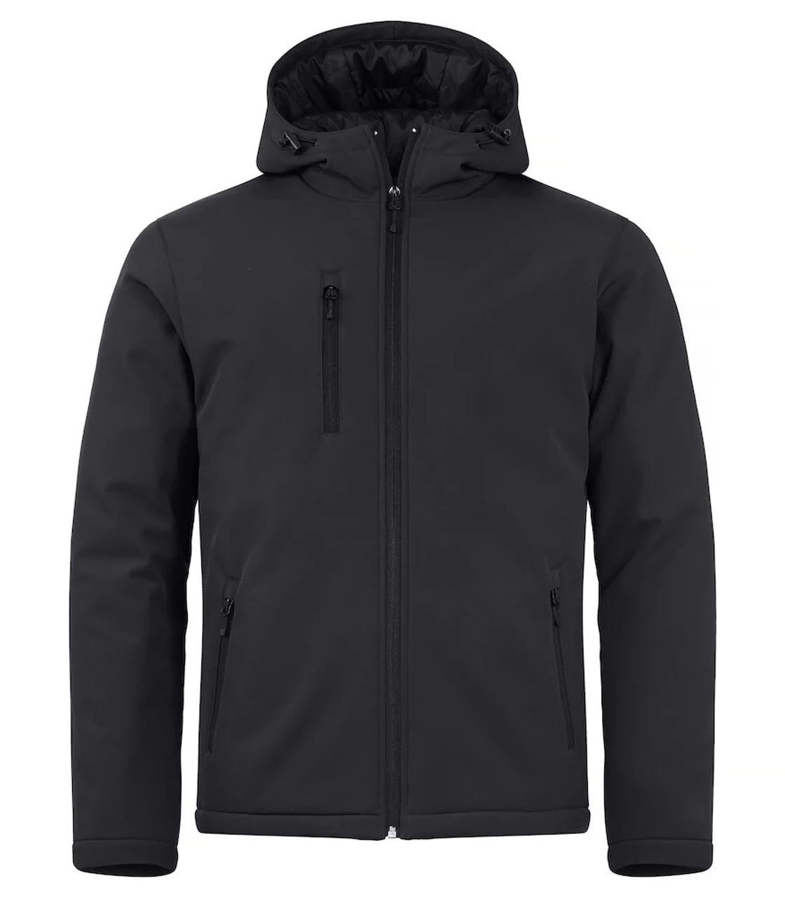 Hovedproduktbilde for Black Clique Vattert Hoody Softshelljakke