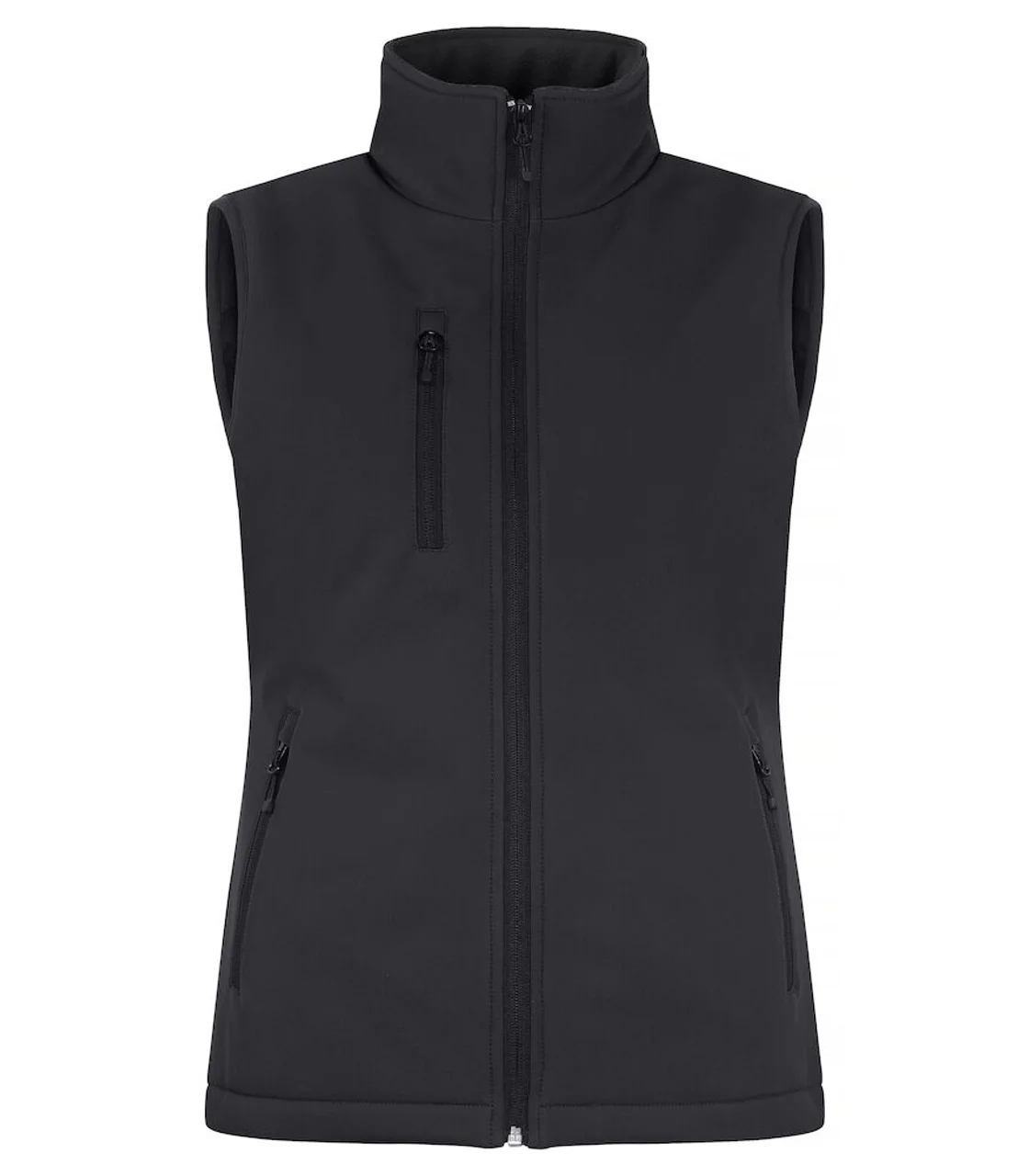 Hovedproduktbilde for Black Clique Vattert Softshellvest Dame
