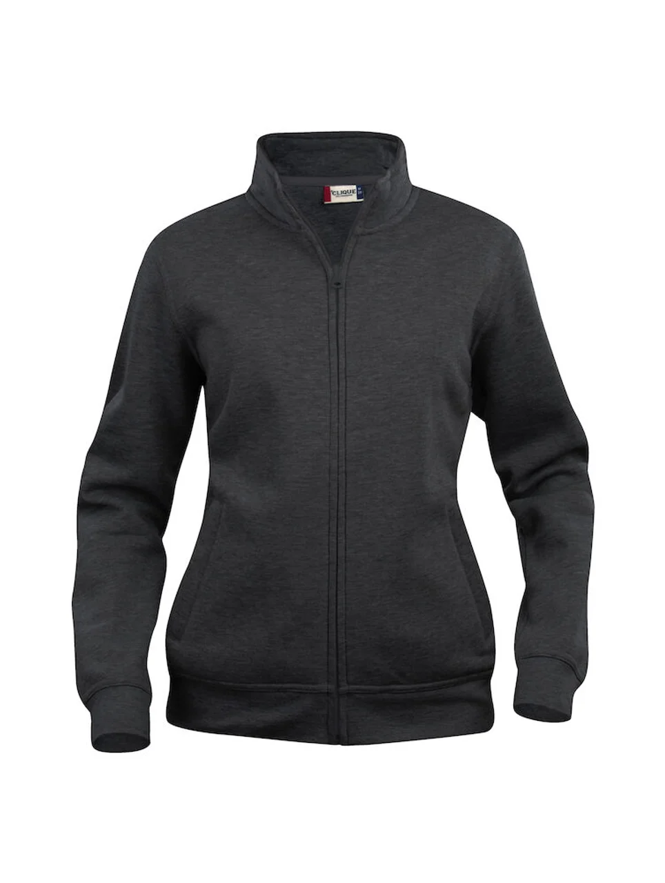 Hovedproduktbilde for Anthracite Melange Clique Basic Collegejakke Dame