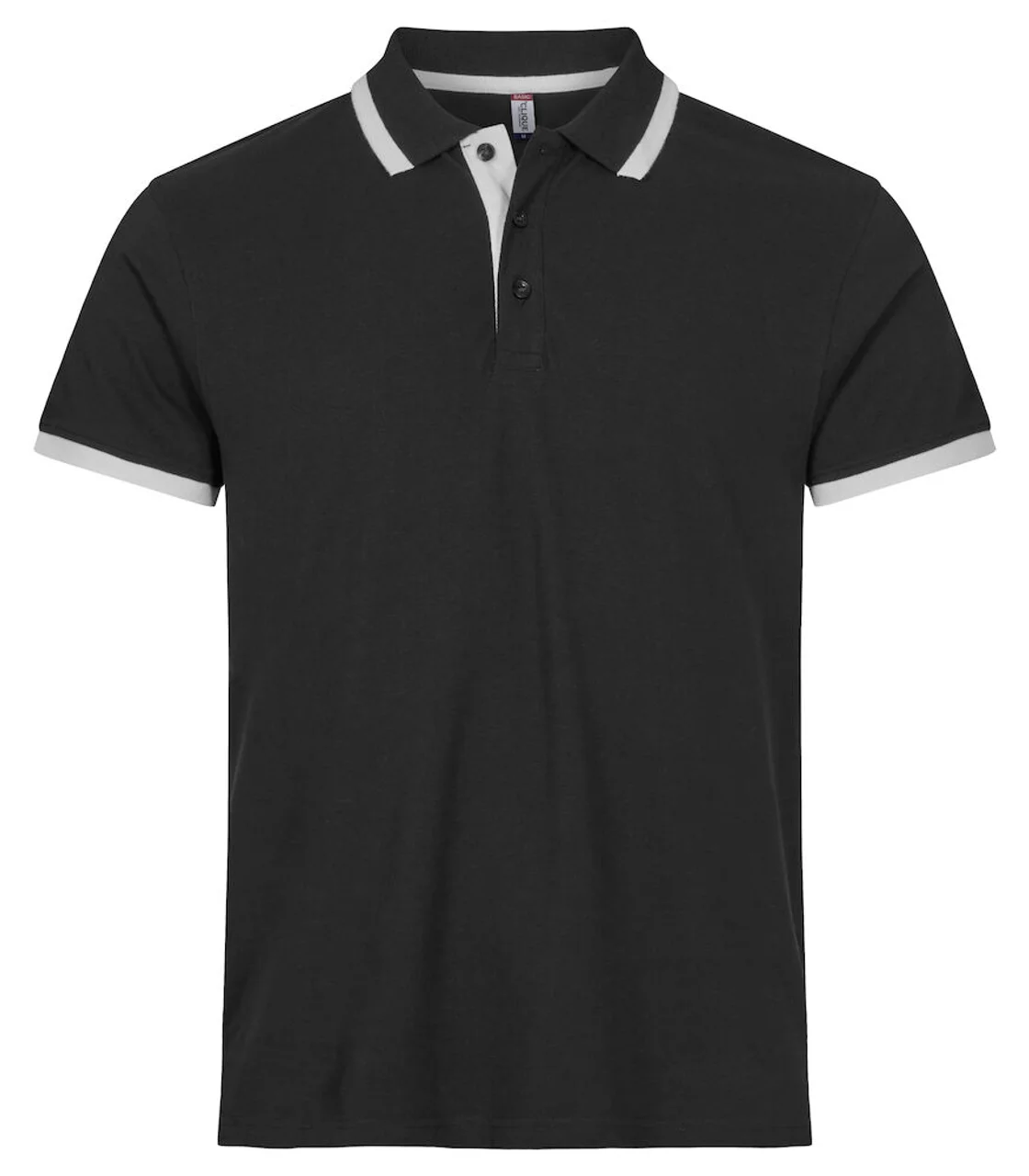 Hovedproduktbilde for Black / White Clique Austin Poloskjorte