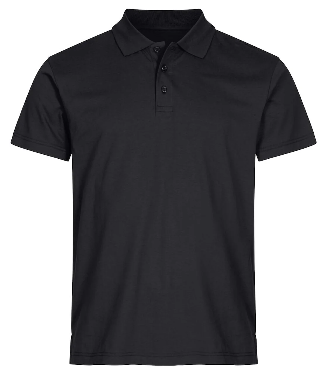 Hovedproduktbilde for Black Clique Single Jersey Poloskjorte