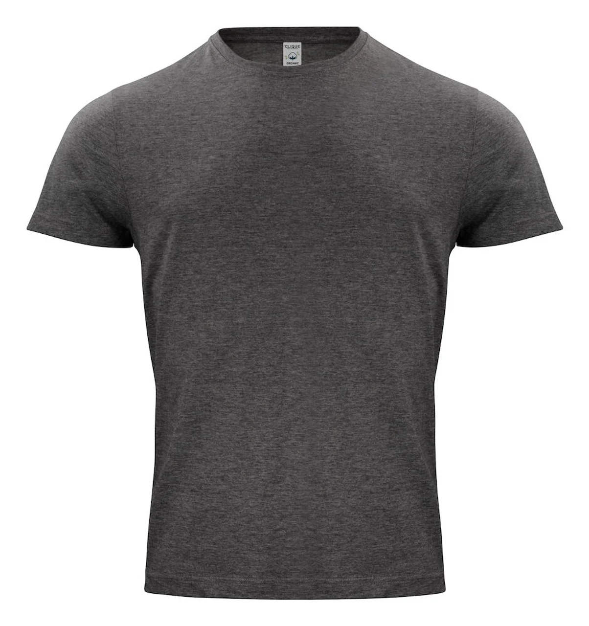 Hovedproduktbilde for Anthracite Melange Clique Classic OC-T Økologisk Bomull T-skjorte
