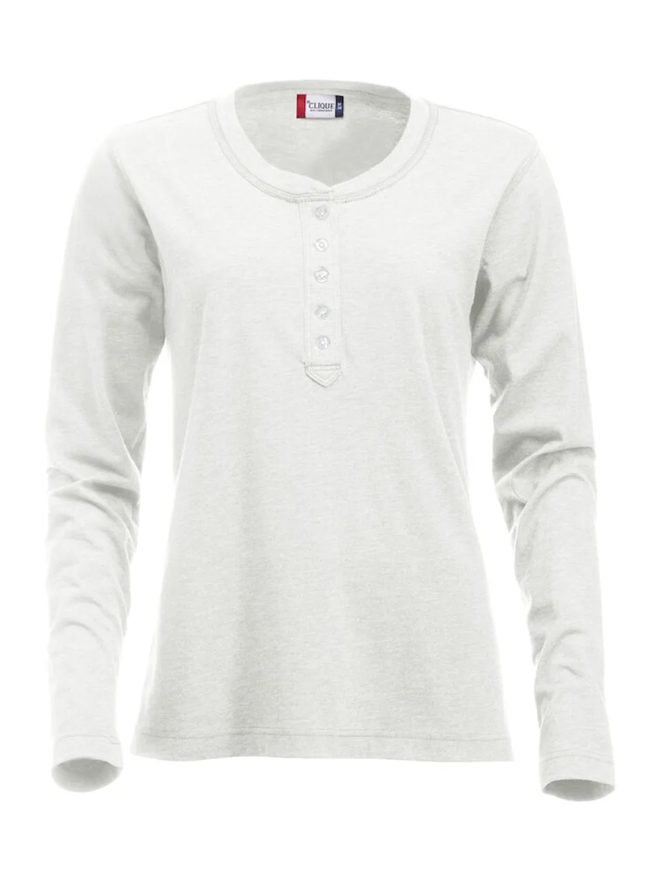 Hovedproduktbilde for Stone White Clique Orlando Langermet T-skjorte Dame