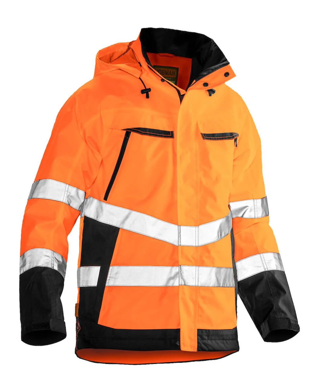Hovedproduktbilde for Orange/Black Jobman 1283 Hi-Vis KL 3 Skalljakke Jakke