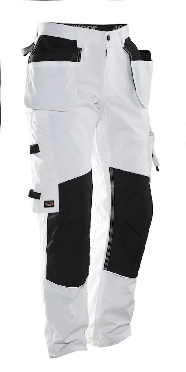 Hovedproduktbilde for White/Black Jobman Malerbukse  Dame