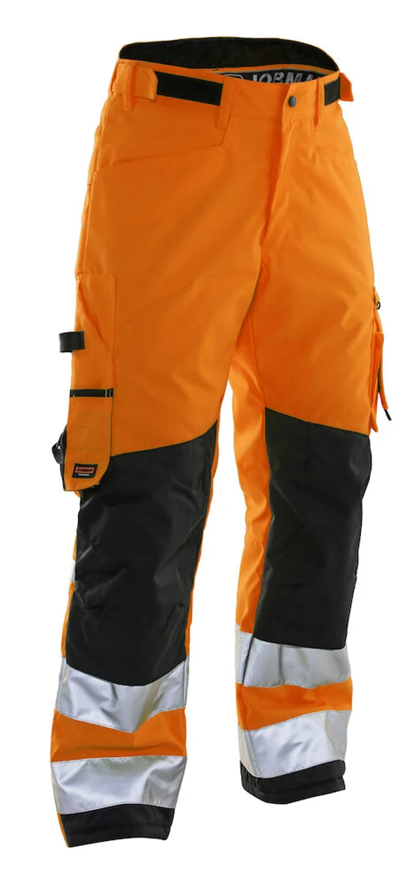 Hovedproduktbilde for Orange/Black Jobman Hi-Vis Klasse 2 Vinterbukse