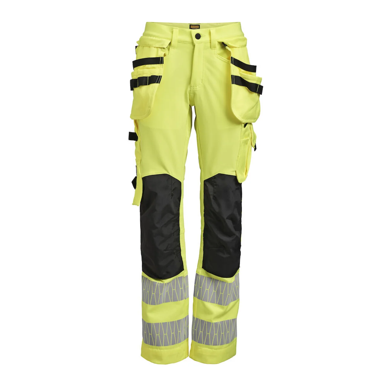 Hovedproduktbilde for yellow/black Jobman 2271 Varsel Stretch Håndverksbukse Dame