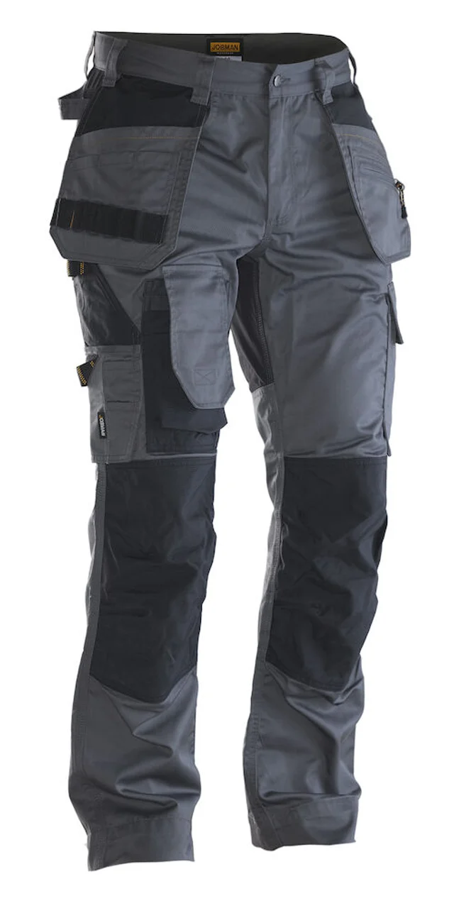 Hovedproduktbilde for dark grey/black Jobman 2358 Stretch Gulvleggerbukse