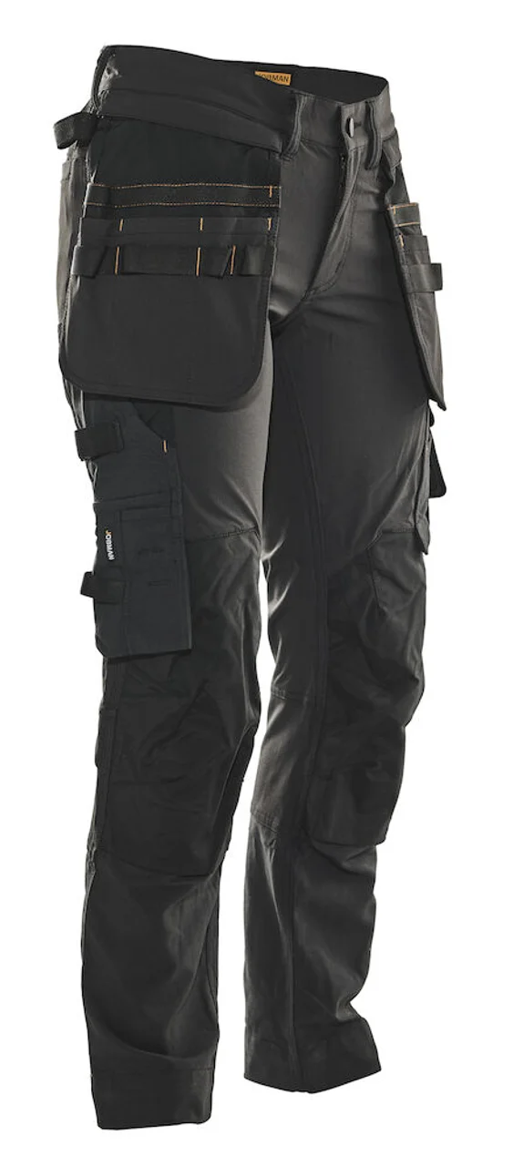 Hovedproduktbilde for Black Jobman 2371 Stretch Håndverksbukse Dame