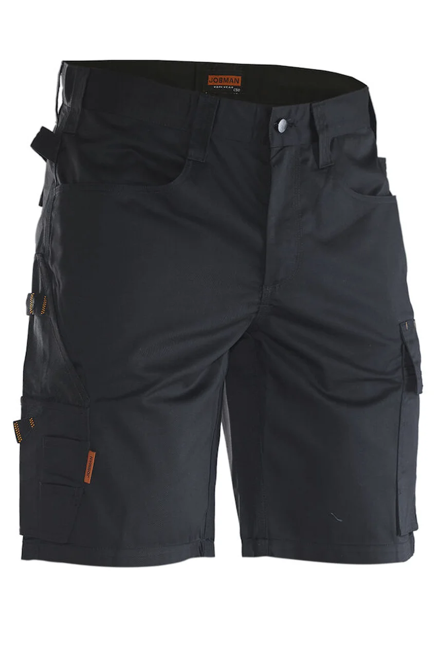 Hovedproduktbilde for black Jobman Bomull og Polyester Arbeidsshorts