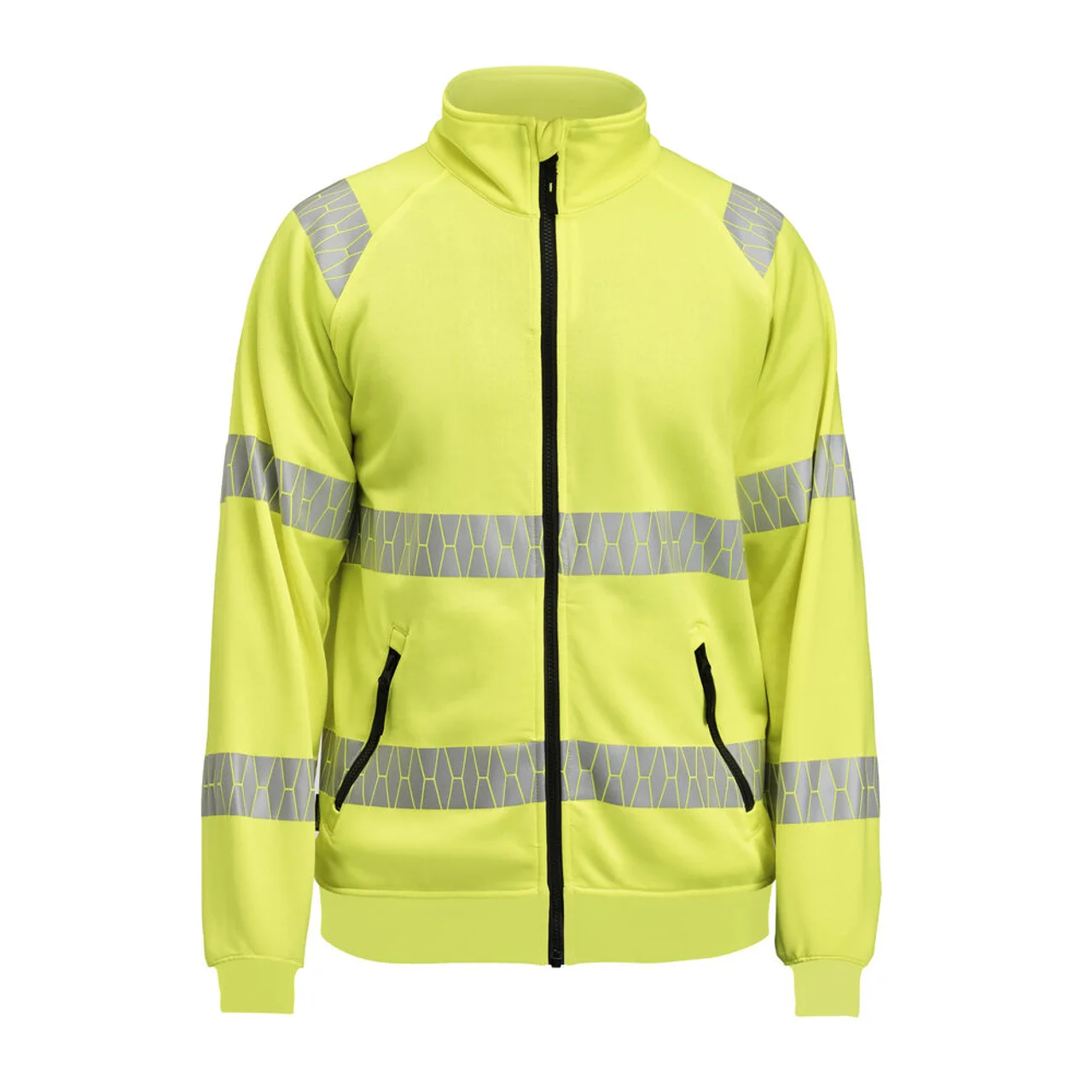 Hovedproduktbilde for Yellow Jobman Hi-Vis Collegejakke med Frotté