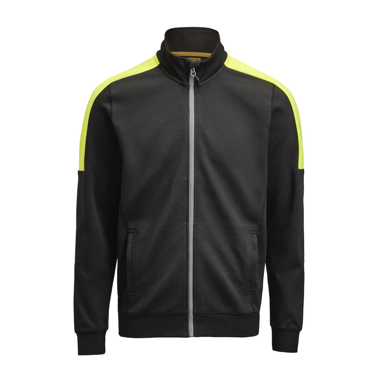 Hovedproduktbilde for Black/Yellow Jobman 5403 Collegejakke