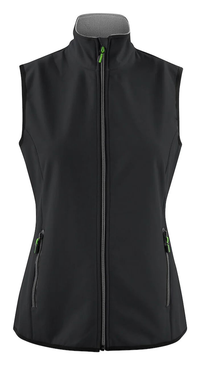 Hovedproduktbilde for Black Printer Trial Softshellvest Dame