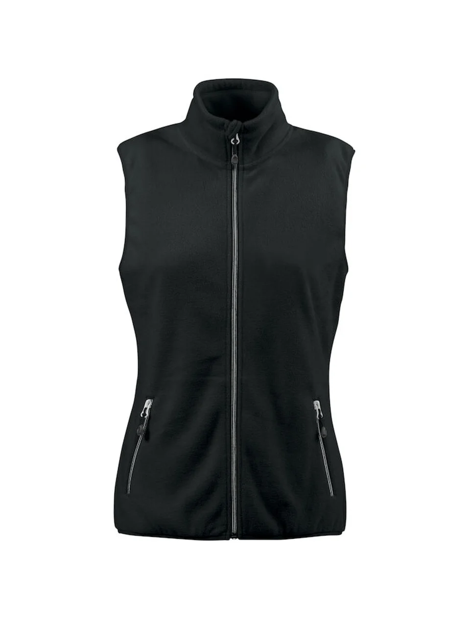 Hovedproduktbilde for Black Printer Sideflip Fleecevest Dame