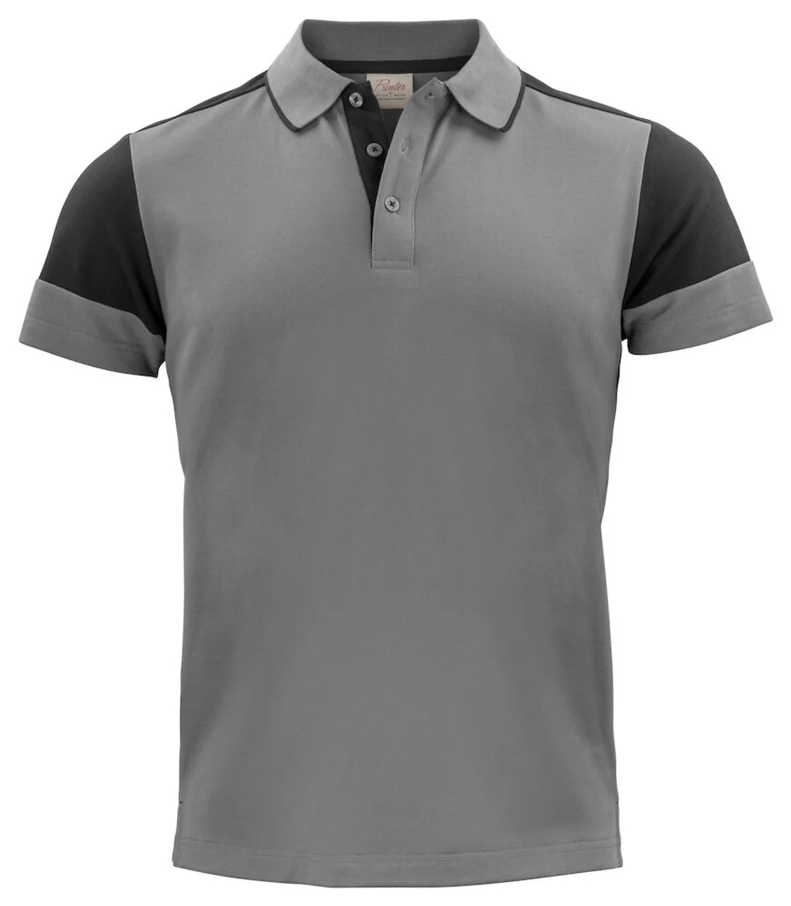 Hovedproduktbilde for Anthracite/Black Printer Prime Poloskjorte