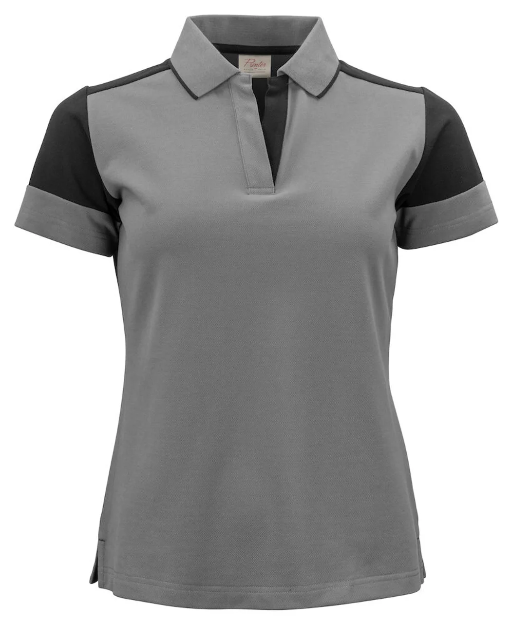 Hovedproduktbilde for Anthracite/Black Printer Prime Poloskjorte Dame
