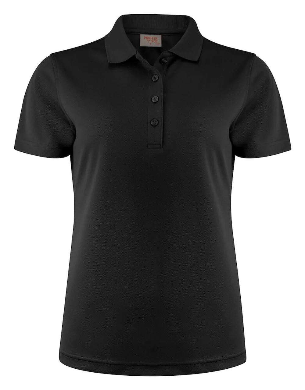 Hovedproduktbilde for Black Printer Smash Poloskjorte Dame