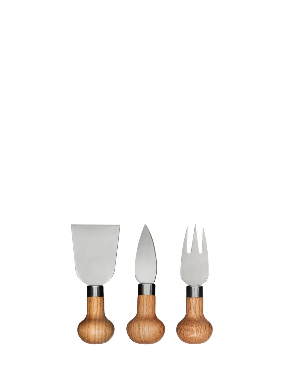 Hovedproduktbilde for 2-15-5017198 Sagaform Oval Eik Ostekniv Sett