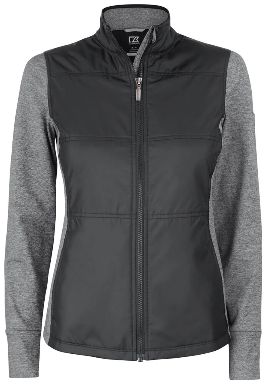 Hovedproduktbilde for Black Cutter & Buck Stealth Collegejakke Dame