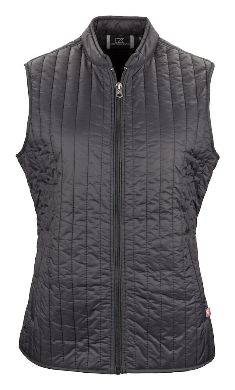 Hovedproduktbilde for Black Cutter & Buck Ozette Vattert Vest Dame
