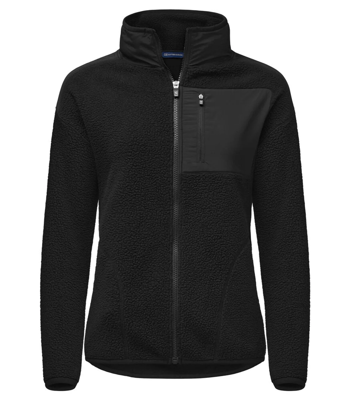 Hovedproduktbilde for Black Cutter & Buck Cascade Sherpa Fleecejakke Dame