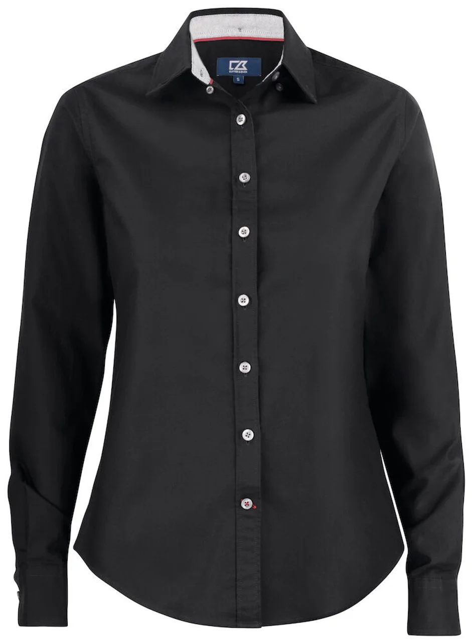 Hovedproduktbilde for Black Cutter & Buck Belfair Oxford Skjorte Dame
