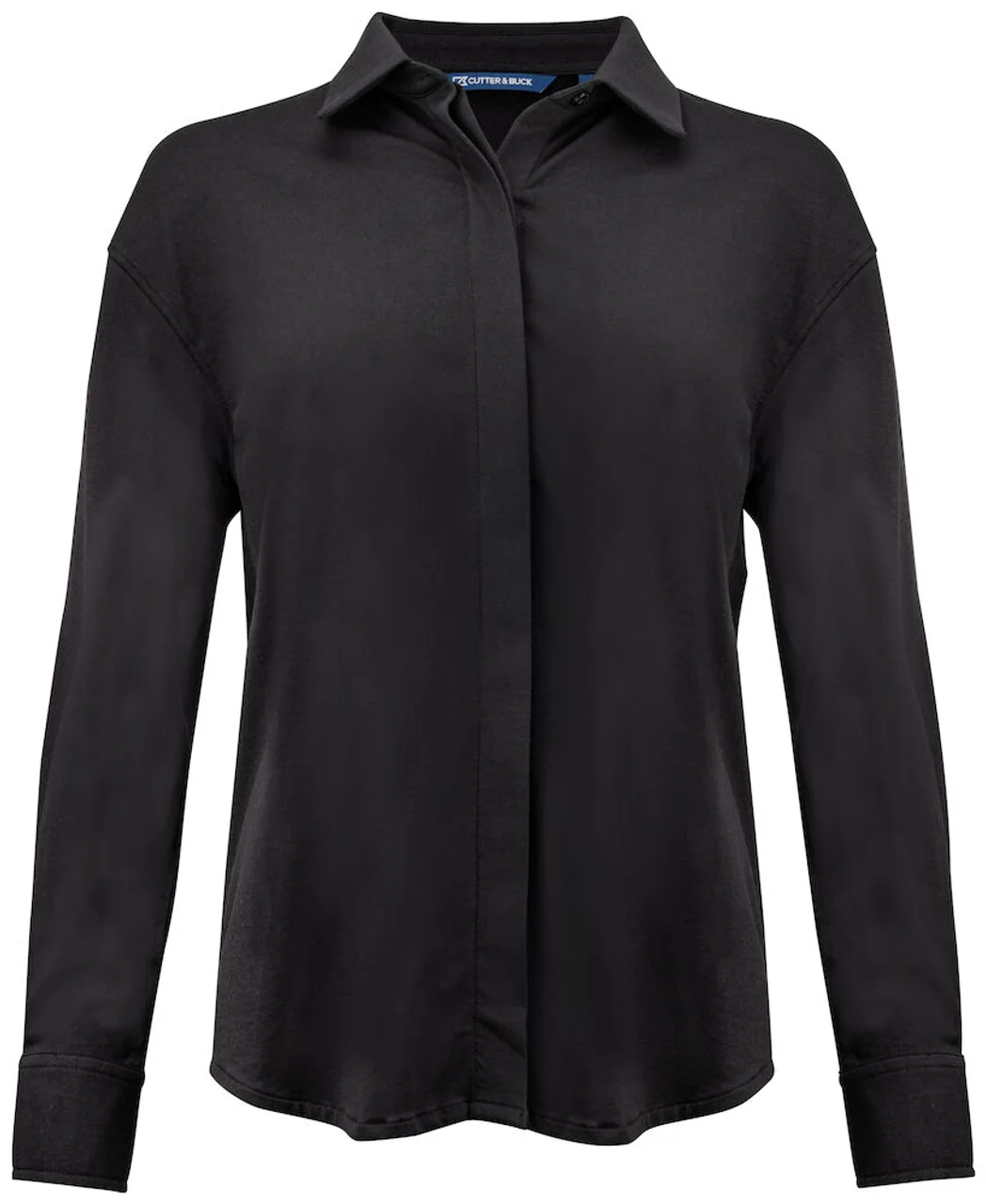 Hovedproduktbilde for Black Cutter & Buck Hedley Stretch Skjorte Dame