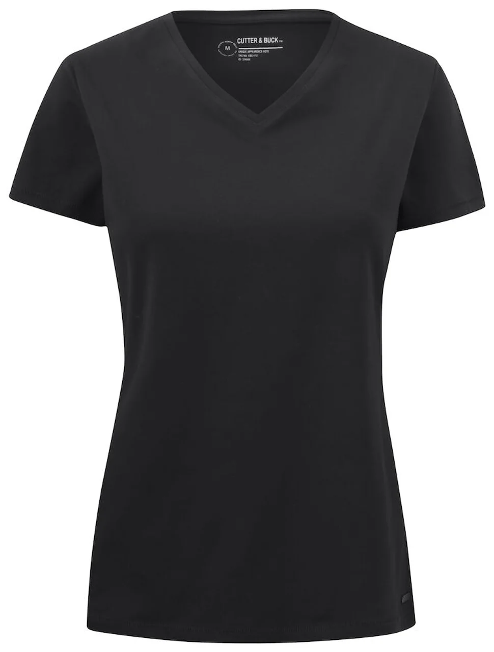 Hovedproduktbilde for Black Cutter & Buck Manzanita V-hals T-skjorte Dame