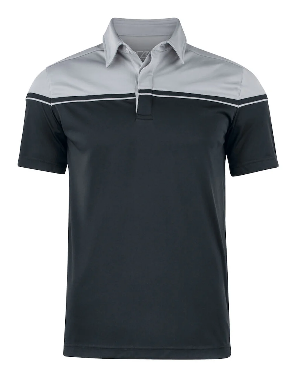 Hovedproduktbilde for Black/Light Grey Cutter & Buck Seabeck Poloskjorte