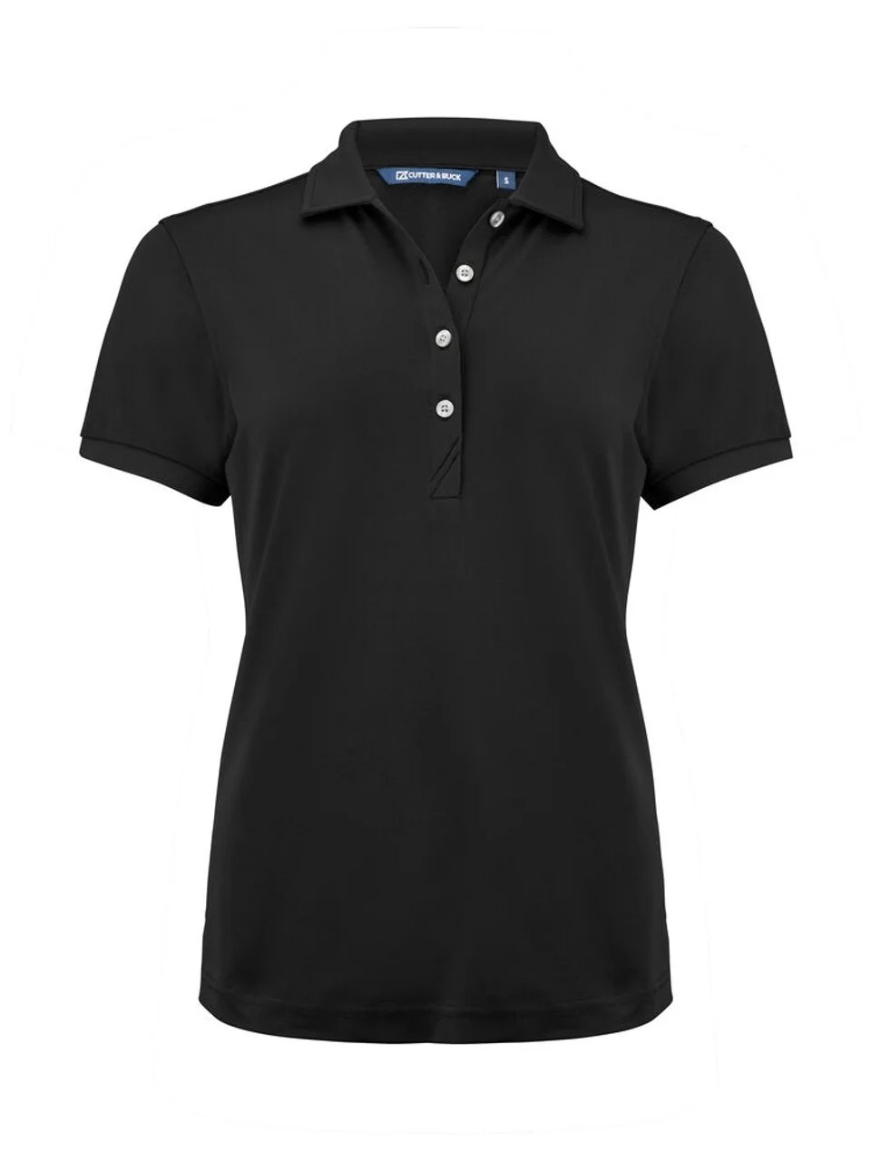 Hovedproduktbilde for Black Cutter & Buck Virtue Eco Solid Poloskjorte Dame