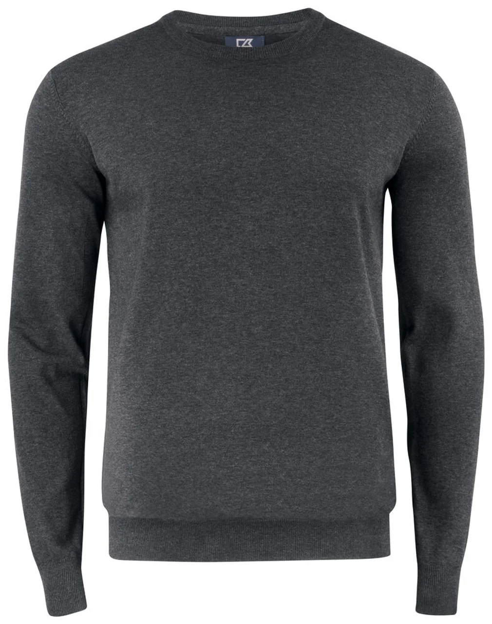 Hovedproduktbilde for Anthracite Melange Cutter & Buck Oakville Strikkegenser
