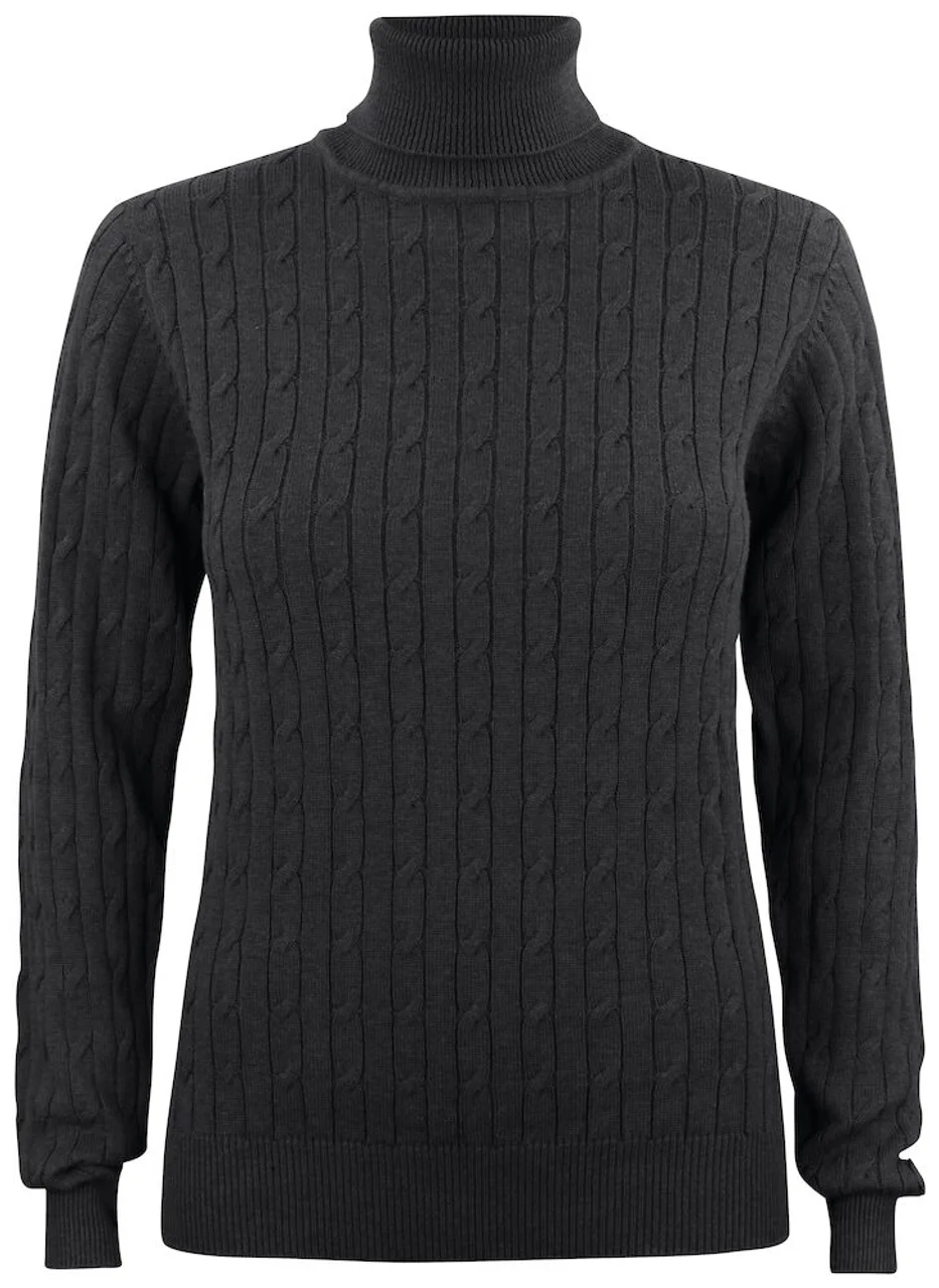 Hovedproduktbilde for Black Cutter & Buck Blakely Turtleneck Strikkegenser Dame