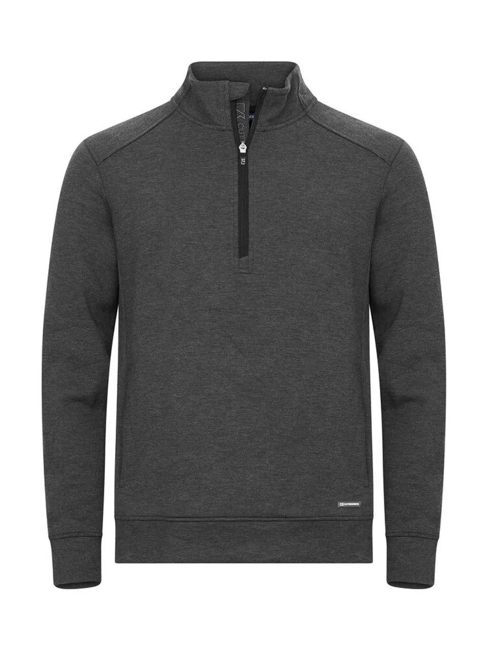 Hovedproduktbilde for Anthracite Melange Cutter & Buck Pemberton Half-Zip Genser