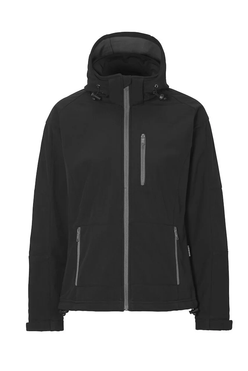 Hovedproduktbilde for Black D.A.D Tulsa Ext Softshelljakke Dame
